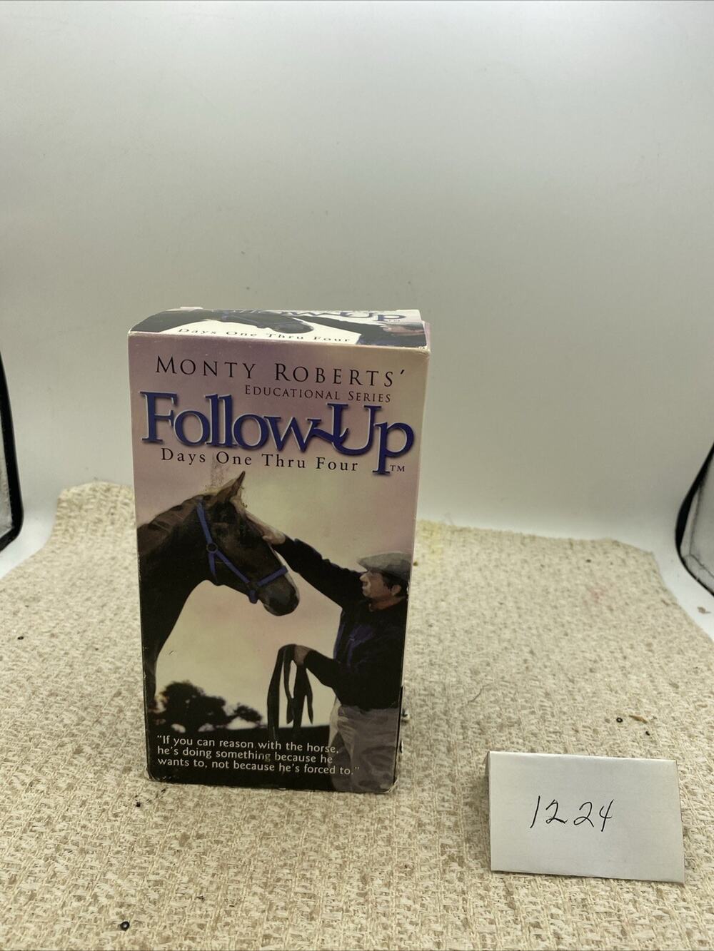 Monty Roberts Follow-Up VHS Tape Set 3 Videos Horse Educational